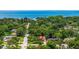 Aerial view showcasing the home's location and surroundings at 700 66Th S Ave, St Petersburg, FL 33705