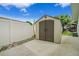 Large storage shed in the backyard at 5244 40Th S St, St Petersburg, FL 33711