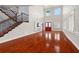 Spacious living area with hardwood floors and double doors at 6016 82Nd N Ter, Pinellas Park, FL 33781