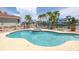 Inviting freeform pool with a spa and canal view at 120 8Th E St, St Petersburg, FL 33715