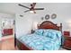 Spacious bedroom with a king-size bed and ensuite bathroom access at 5151 Isla Key S Blvd # 223, St Petersburg, FL 33715