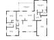 2-bedroom, 2-bathroom house floor plan with screened porch and garage at 10617 N 27Th St, Tampa, FL 33612