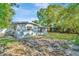 Large backyard with mature trees and grass at 10617 N 27Th St, Tampa, FL 33612