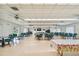Spacious recreation room with tables, chairs, ceiling fans, and a television, great for community events at 5095 Bay Ne St # 114, St Petersburg, FL 33703