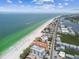 Aerial view of beachfront property with ocean view at 19820 Gulf Blvd # 401, Indian Shores, FL 33785