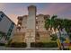 Stunning beachfront building with inviting entryway at 19820 Gulf Blvd # 401, Indian Shores, FL 33785