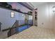 Covered patio overlooking the pool and backyard of this modern home at 135 48Th Ave, St Petersburg, FL 33703
