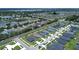 Aerial view of a house in a residential neighborhood at 102 Eagle Summit Dr, Ruskin, FL 33570