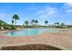 Relaxing pool area with lounge chairs and palm trees at 2926 Suncoast Plains Dr, Odessa, FL 33556