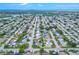 Aerial view of the home and surrounding area at 3543 Seffner Dr, Holiday, FL 34691