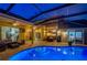 Enjoy relaxing evenings in your private pool and spa area at 957 Westwinds Blvd, Tarpon Springs, FL 34689