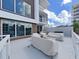 Spacious patio with covered seating area, perfect for outdoor relaxation at 920 N Osceola Ave # 201, Clearwater, FL 33755