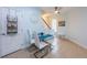 Bright dining area with glass table and white chairs near kitchen at 462 Harbor Ridge Dr, Palm Harbor, FL 34683