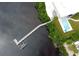 Private dock with boat lift, offering convenient water access at 13064 Via Flavia, Placida, FL 33946