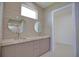 Double vanity bathroom with contemporary design at 13064 Via Flavia, Placida, FL 33946
