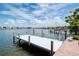 Private dock on the water at 1884 Dolphin S Blvd, St Petersburg, FL 33707