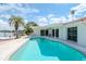 Spacious pool with patio and water view at 1884 Dolphin S Blvd, St Petersburg, FL 33707