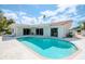 Resort-style pool and patio, modern home at 1884 Dolphin S Blvd, St Petersburg, FL 33707