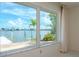 Stunning water view seen from large windows at 1884 Dolphin S Blvd, St Petersburg, FL 33707