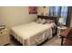 Bedroom with a double bed and decor at 7643 Ginger Lily Ct, Tampa, FL 33619