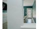 White archway opening to teal living room at 1817 20Th S Ave, St Petersburg, FL 33712