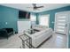 Living Room with sectional sofa and fireplace at 1817 20Th S Ave, St Petersburg, FL 33712
