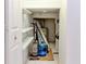 Unfinished basement area with shelving and storage at 2745 Enterprise E Rd # 24, Clearwater, FL 33759