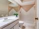 Clean bathroom with shower and tile at 2745 Enterprise E Rd # 24, Clearwater, FL 33759