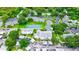 Aerial view of community with tennis courts and pool at 2745 Enterprise E Rd # 24, Clearwater, FL 33759