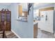 A charming kitchen featuring light wood cabinetry and stainless steel appliances, offering a blend of style and functionality at 4115 34Th S Way # 195, St Petersburg, FL 33711