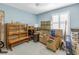 Spare room with several moving boxes and wooden furniture at 4115 34Th S Way # 195, St Petersburg, FL 33711
