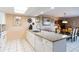 Granite countertops and island in this condo kitchen at 19610 Gulf Blvd # 308, Indian Shores, FL 33785