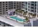 Resort-style pool and sundeck with lounge chairs at 301 1St S St # 3004, St Petersburg, FL 33701