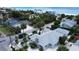 Aerial view of a home close to the beach at 850 Mandalay Ave, Clearwater Beach, FL 33767