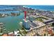 Aerial view of a condo building near the water at 420 64Th Ave # A, St Pete Beach, FL 33706