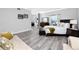 Spacious bedroom with water views and hardwood floors at 420 64Th Ave # A, St Pete Beach, FL 33706