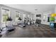 Modern fitness center featuring cardio and strength training equipment at 6 Hibiscus Ln, Belleair, FL 33756