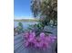 Close-up of flowers and greenery along waterfront, perfect outdoor living at its finest at 1964 Arvis E Cir, Clearwater, FL 33764