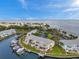 Aerial view of waterfront community at 5257 Beach Se Dr # D, St Petersburg, FL 33705