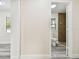 Clean bathroom with toilet, shower, and wood-look floors at 831 Searcy Ave, Sarasota, FL 34237