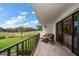 Spacious balcony offering stunning golf course views at 50 Coe Rd # 311, Belleair, FL 33756