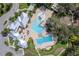 Community pool with lap lanes and recreational area at 13043 Pennybrook Dr, Riverview, FL 33579