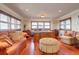 Bright office with hardwood floors, plantation shutters, and built-in shelving at 1227 Osowaw Blvd, Spring Hill, FL 34607