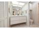 Clean bathroom with double vanity, updated fixtures, and a relaxing atmosphere at 2585 Bay Berry Dr # 43D, Clearwater, FL 33763
