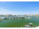 Stunning view of marina and city skyline at 211 Dolphin Pt # 203, Clearwater, FL 33767