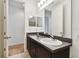 Bathroom with vanity, sink and mirror at 12235 Creek Preserve Dr, Riverview, FL 33579