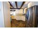 Kitchen with stainless steel appliances and granite countertops at 5501 Bates St, Seminole, FL 33772