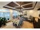 Bright dining room with chandelier and seating for six at 5501 Bates St, Seminole, FL 33772