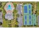 Community tennis and pickleball courts at 5157 Beach Se Dr # C, St Petersburg, FL 33705