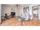Comfortable living room with hardwood floors and plenty of natural light at 5157 Beach Se Dr # C, St Petersburg, FL 33705